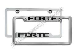 Kia forte sale license plate frame