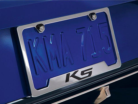 Kia K5 Chrome License Plate Frame