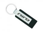 Kia Niro Black Leather Key Chain