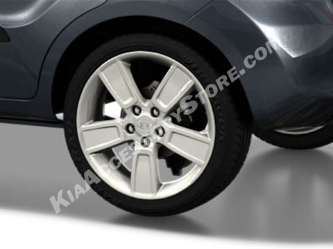 Kia Soul White Alloy Wheels