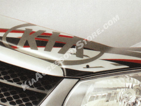 Kia Spectra Logo Hood Protector