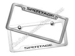 Kia sportage store license plate frame